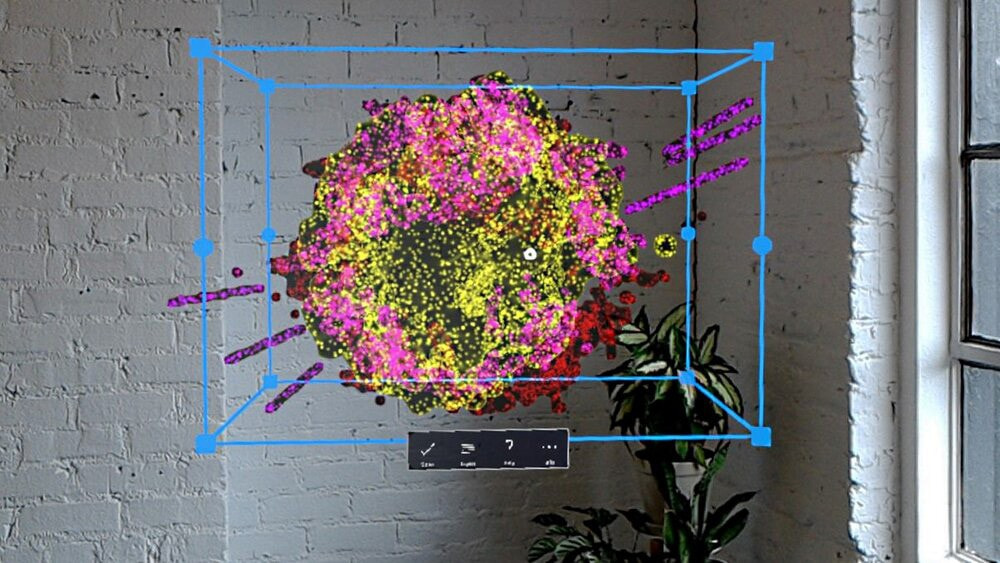 Move, scale, and rotate the nebula in physical space