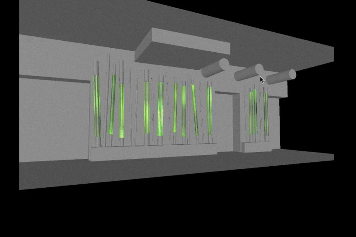 3D visualization of the LED control system
